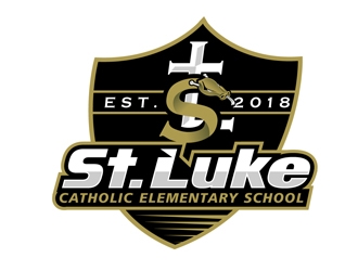 St. Luke Catholic Elementary School logo design by DreamLogoDesign