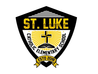 St. Luke Catholic Elementary School logo design by DreamLogoDesign