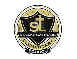 St. Luke Catholic Elementary School logo design by DreamLogoDesign