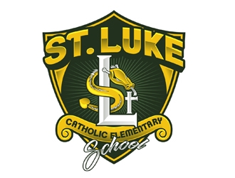 St. Luke Catholic Elementary School logo design by DreamLogoDesign