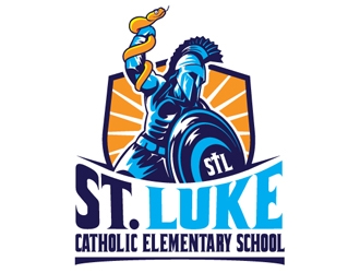 St. Luke Catholic Elementary School logo design by logoguy