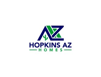Hopkins AZ Homes logo design by pakderisher