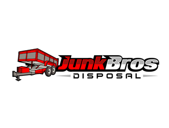 JunkBros Disposal logo design by chuckiey