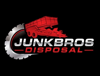 JunkBros Disposal logo design by logoguy