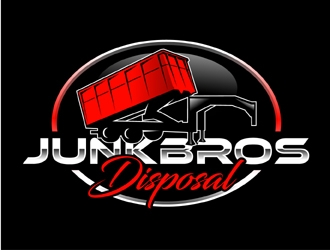 JunkBros Disposal logo design by MAXR