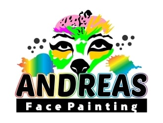 Andreas Face Painting  logo design by mckris
