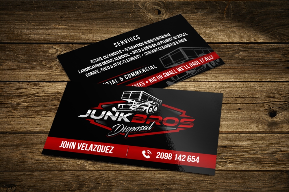 JunkBros Disposal logo design by Art_Chaza