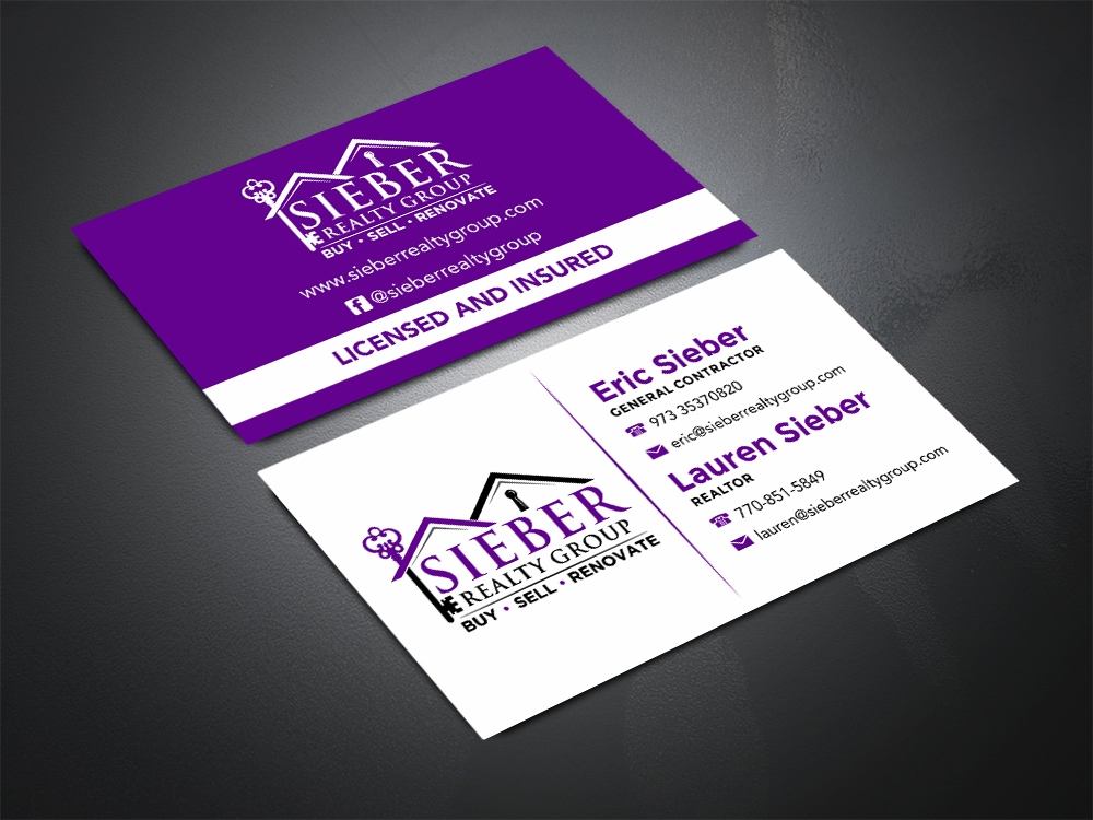 Sieber Realty Group logo design by Girly