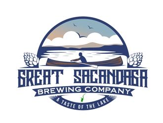 Great Sacandaga Brewing Company logo design by DreamLogoDesign