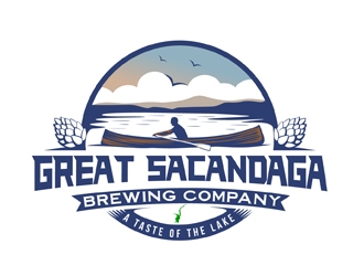Great Sacandaga Brewing Company logo design by DreamLogoDesign