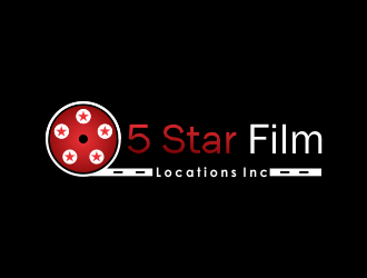 5 Star Film Locations Inc logo design by giphone
