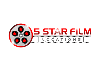 5 Star Film Locations Inc logo design by BeDesign