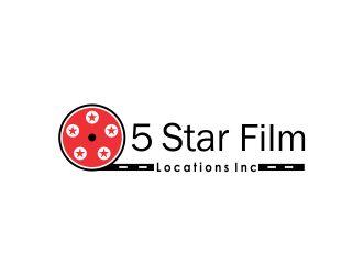 5 Star Film Locations Inc logo design by giphone