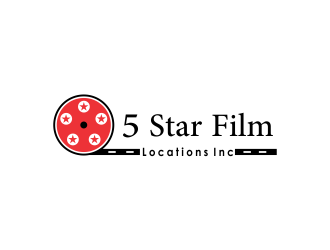 5 Star Film Locations Inc logo design by giphone