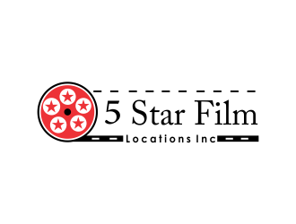 5 Star Film Locations Inc logo design by giphone