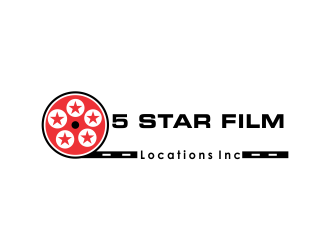 5 Star Film Locations Inc logo design by giphone