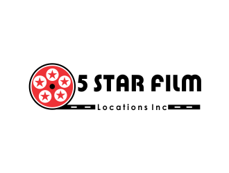5 Star Film Locations Inc logo design by giphone