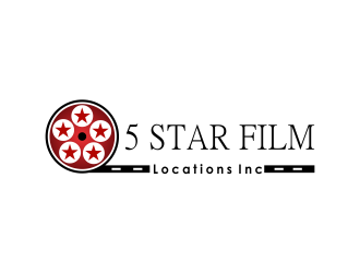 5 Star Film Locations Inc logo design by giphone