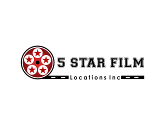 5 Star Film Locations Inc logo design by giphone