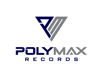 Poly Max Records logo design by PRN123