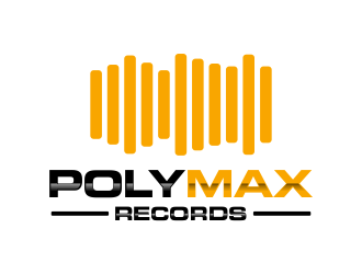 Poly Max Records logo design by tukangngaret