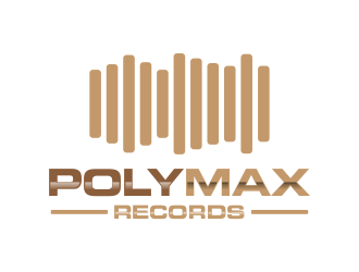 Poly Max Records logo design by tukangngaret