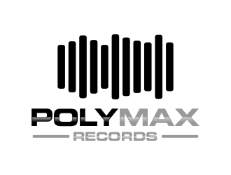 Poly Max Records logo design by tukangngaret