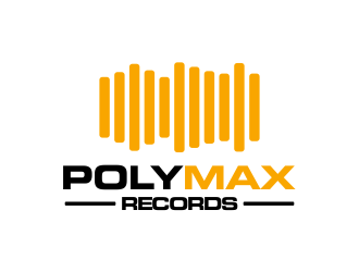 Poly Max Records logo design by tukangngaret