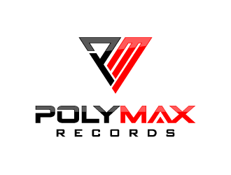 Poly Max Records logo design by PRN123