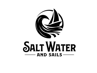 Salt Water and Sails logo design by schiena