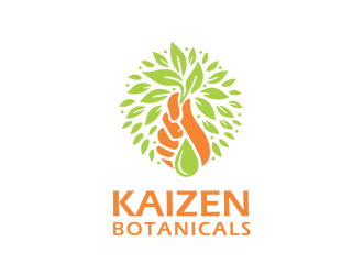 Kaizen Botanicals logo design by logolady