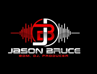 Jason Bruce or DJ Jason Bruce logo design by DreamLogoDesign