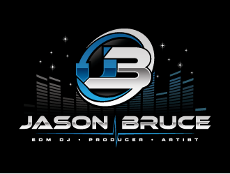 Jason Bruce or DJ Jason Bruce logo design by JMikaze