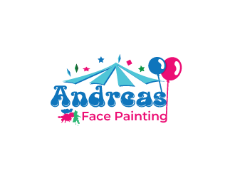 Andreas Face Painting  logo design by rootreeper
