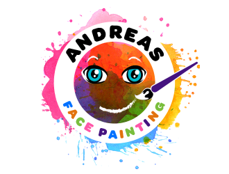 Andreas Face Painting  logo design by BeDesign