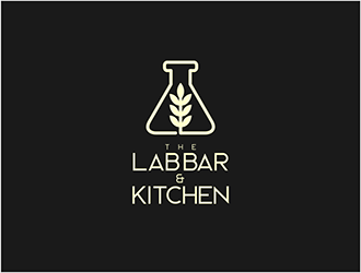 The Lab Bar and Kitchen logo design by hole