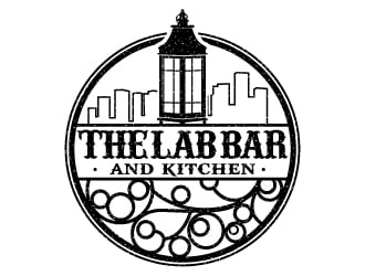 The Lab Bar and Kitchen logo design by Suvendu