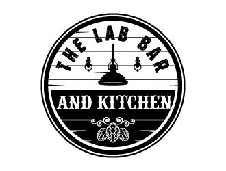 The Lab Bar and Kitchen logo design by Suvendu