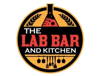 The Lab Bar and Kitchen logo design by DreamLogoDesign