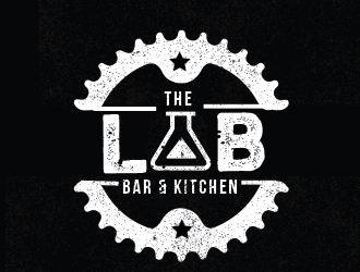 The Lab Bar and Kitchen logo design by Rachel