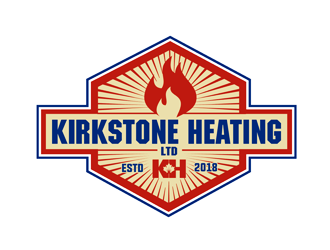 Kirkstone Heating Ltd. logo design by megalogos