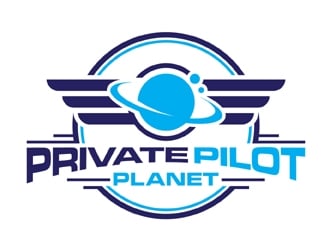 Private Pilot Planet logo design by MAXR