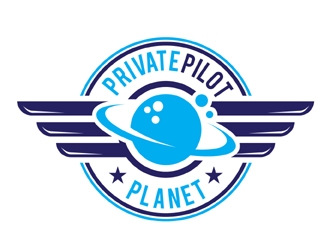 Private Pilot Planet logo design by MAXR