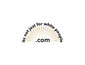 its not just for white people.com logo design by ammad
