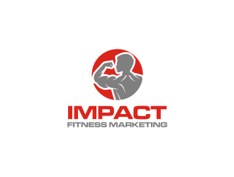 Impact Fitness Marketing logo design by R-art