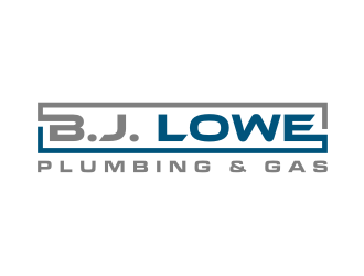 B. J. Lowe Plumbing & Gas logo design by dewipadi