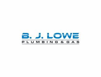 B. J. Lowe Plumbing & Gas logo design by ammad