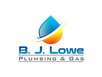 B. J. Lowe Plumbing & Gas logo design by onetm