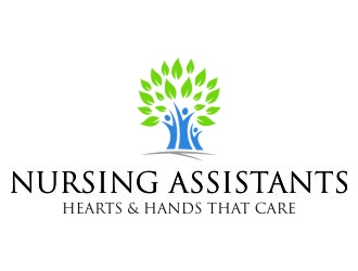 Nursing Assistants: Hearts & Hands That Care logo design by jetzu