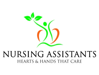 Nursing Assistants: Hearts & Hands That Care logo design by jetzu